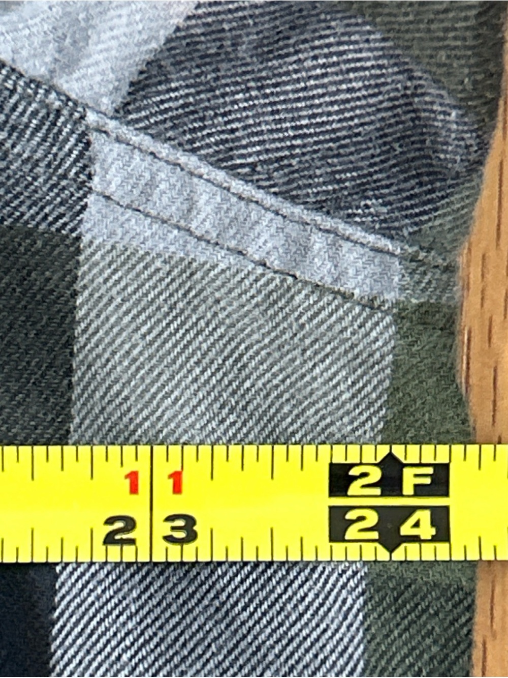 Wrangler All Terrain Gear Square Plaid Button Down Long Sleeve Men's Size XL - Picture 8 of 11